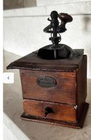 antike kaffemühle, vintage, dekoration