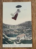 Alte PK / Gruss von der Grimsel - Gelaufen Gletsch 1912