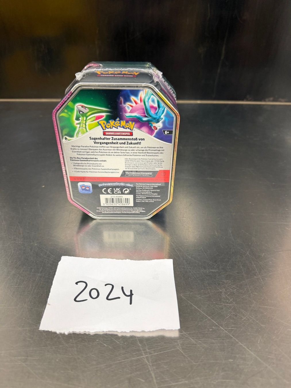 Pokémon Carte collezionabili: POKEMON-TIN BOX-EISENBLATT-2024 – Nuovo e nell'imballaggio originale da Frick venduto da RC2367 1