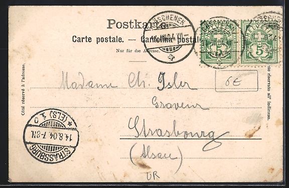 Cartoline postali: AK Goeschenen /Gotthardbahn, Panorama – Usato da Berlin venduto da bartko-reher 1
