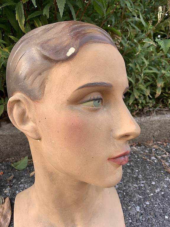 Skulpturen & Statuen: Ausdrucksstarke original Art Deco Büste – Gebraucht aus Rothrist von Oddymanliane 3