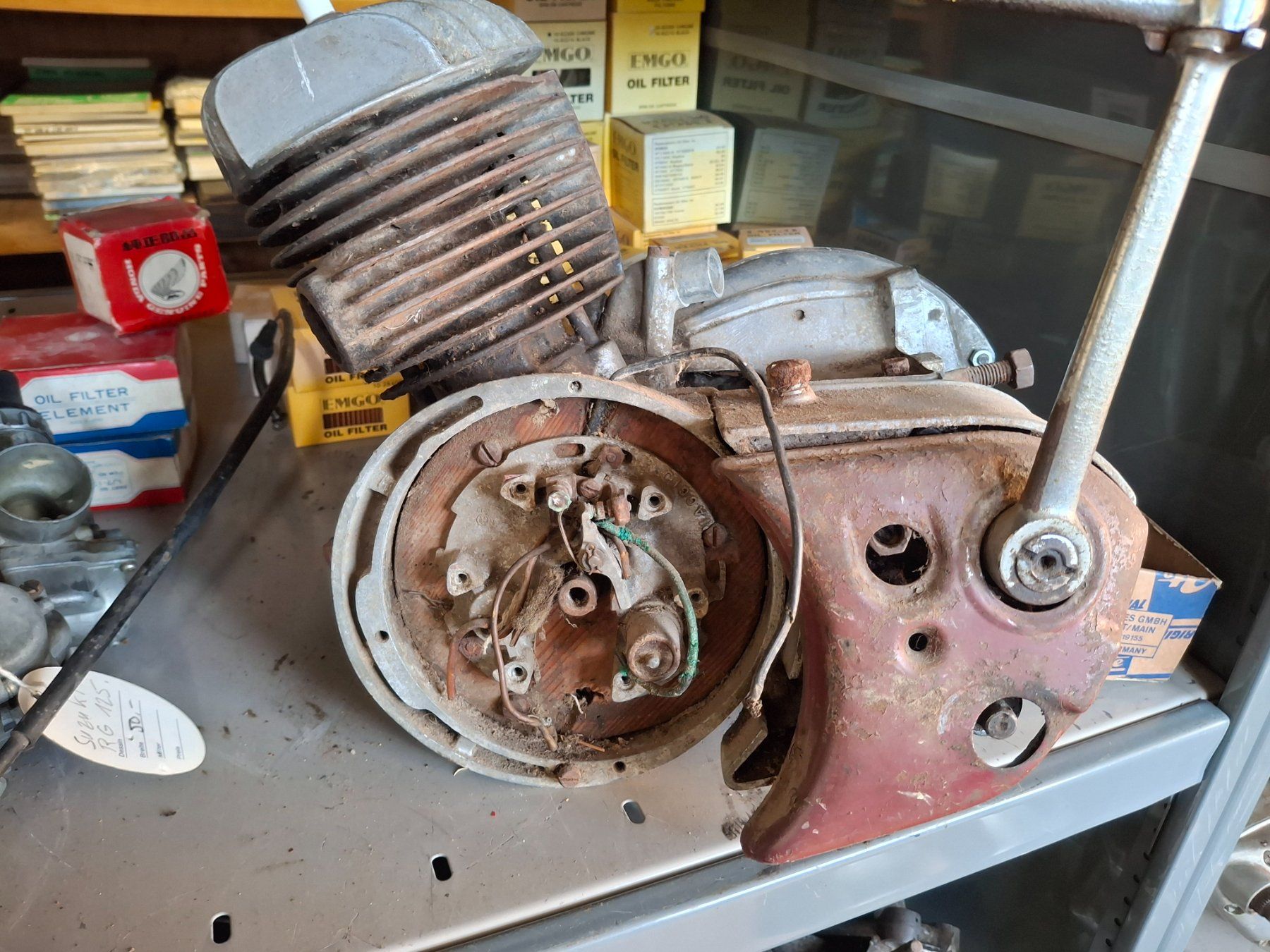 Triumph Motori: Triumph TWN B125 Motor Drehschieber 1948 Oldtimer Nürnberg – Difettoso da Wängi venduto da Toeff85 3