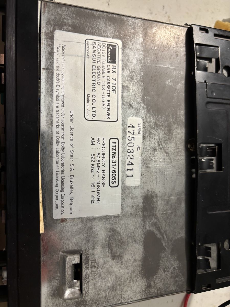 Radio: Sansui RX710F – Difettoso da Othmarsingen venduto da hb1_v97k 3