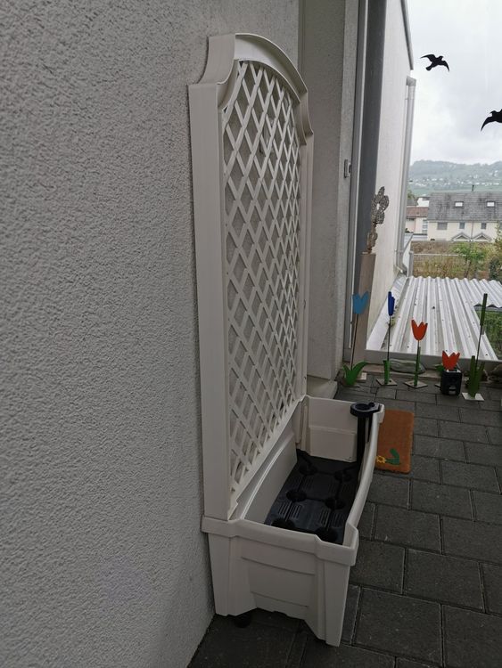 Blumenkasten mit Rankgitter (Spalier) Kunststoff Kaufen auf Ricardo