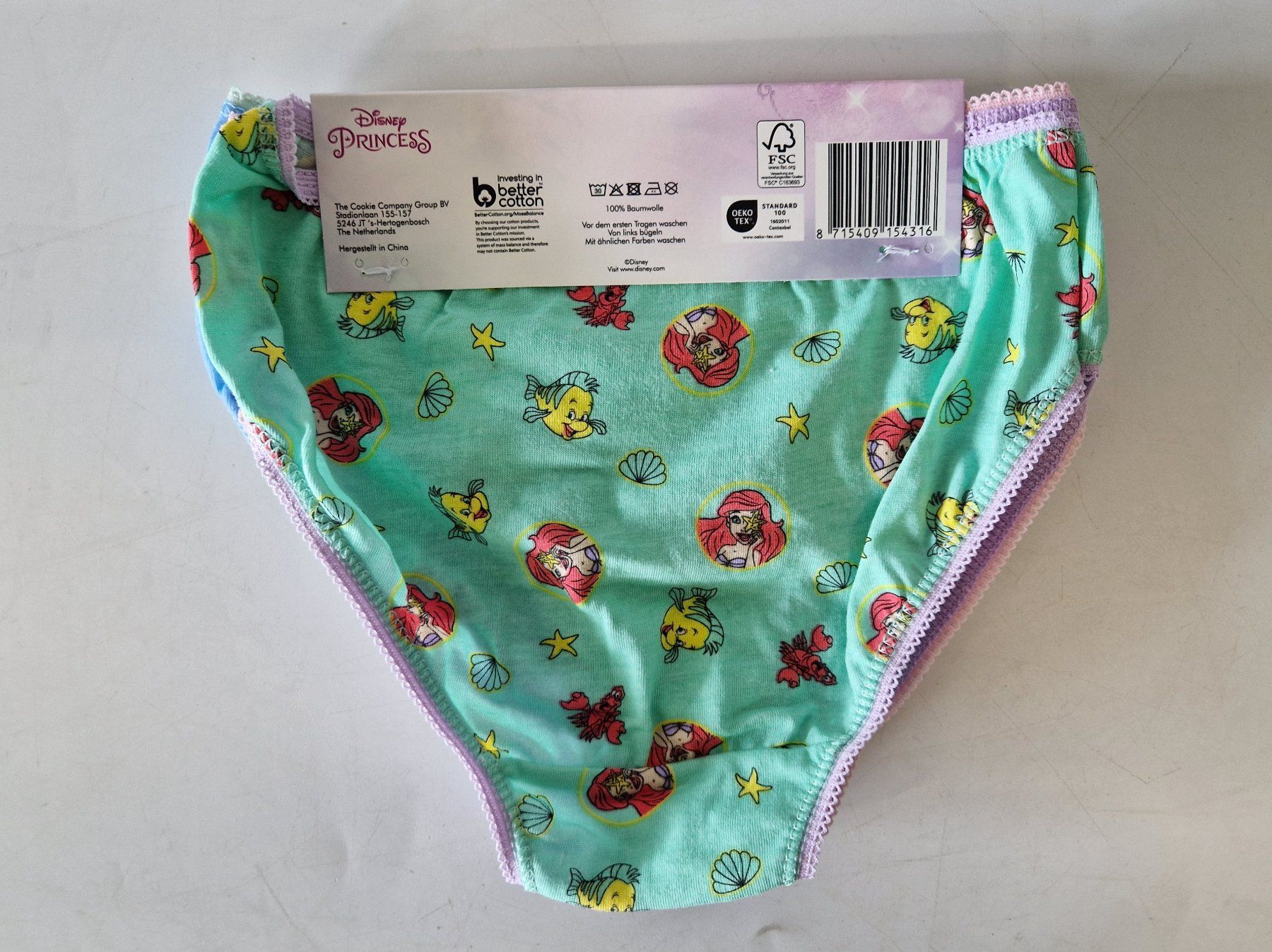 Disney Unterwäsche: Dreierpack Mädchen Slips 110/116 (Ariel) – Neu (gemäss Beschreibung) aus Muhen von Restwert_Muhen 4