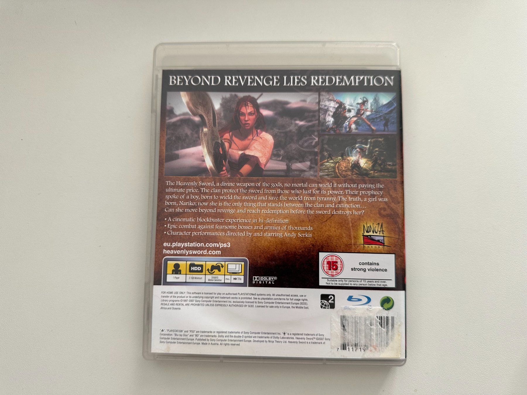 Sony Giochi: Heavenly Sword, Sony Playstation 3, PS3 – Usato da Couvet venduto da nay_prh5 2