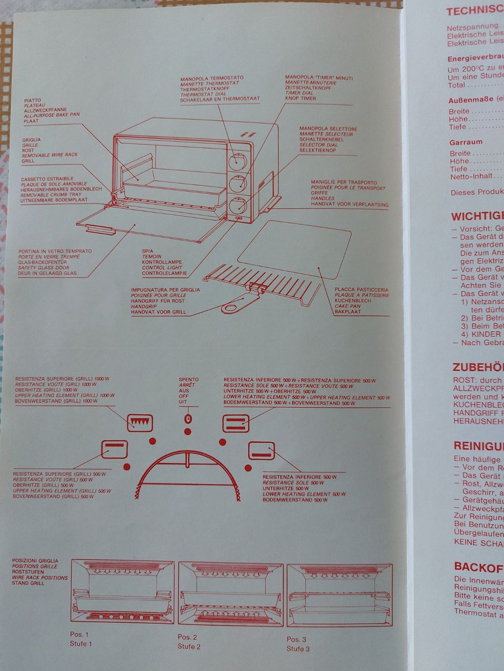 Elettrodomestici da cucina: Backofen Grill Camping – Nuovo (secondo la descrizione) da Aarau venduto da Ofmusik1 4