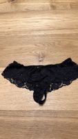 Victorias Secret String schwarz Spitze Grösse S