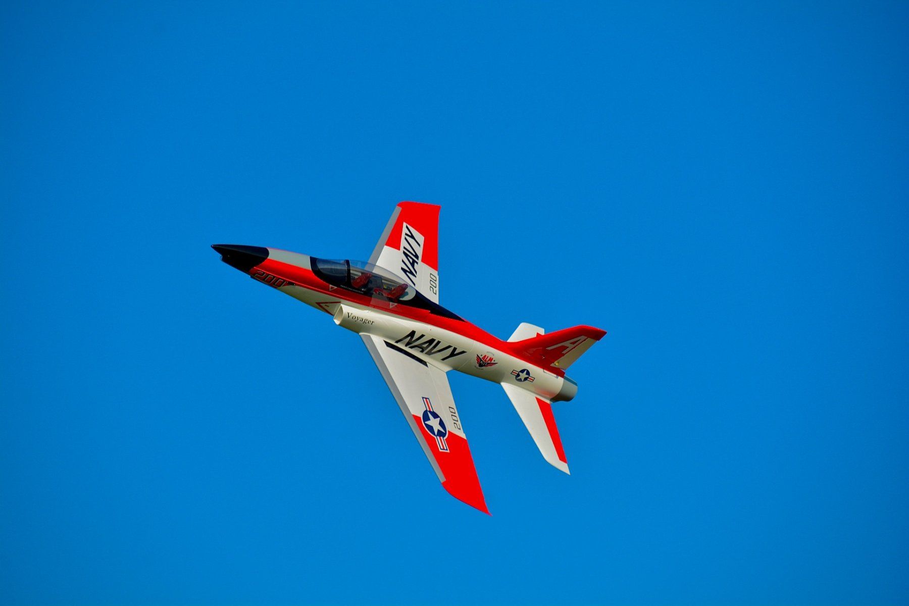 Modellismo RC: Full-Composite Sport Jet Voyager, Version 2 ARF, U.S. Navy – Nuovo e nell'imballaggio originale da Balsthal venduto da Jetline 3