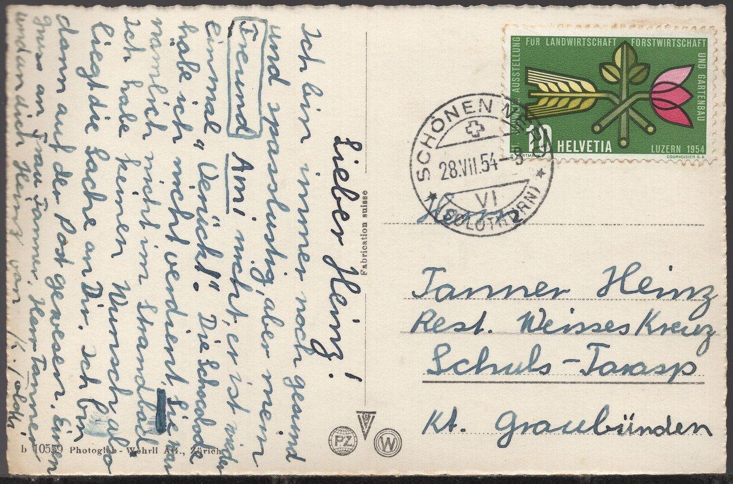 Cartoline postali: Aarau   Neue Brücke   1954 – Usato da Aarau venduto da kufi44 1