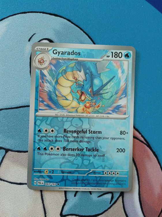 Pokemon GYARADOS 043/193 Paldea Evolved RARE HOLO - - MINT