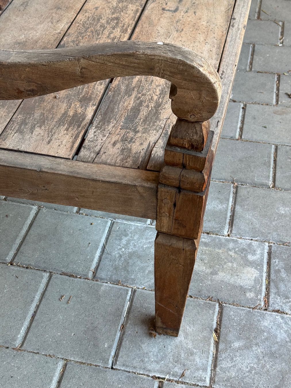 Bänke: Uralte Holzbank SHABBY CHIC – Gebraucht aus Neuendorf von Sternenzauber17 4