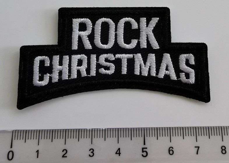 Toppe: Rock Christmas  - Aufnäher (neu) – Nuovo e nell'imballaggio originale da Wilen b. Wollerau venduto da morethanmusic