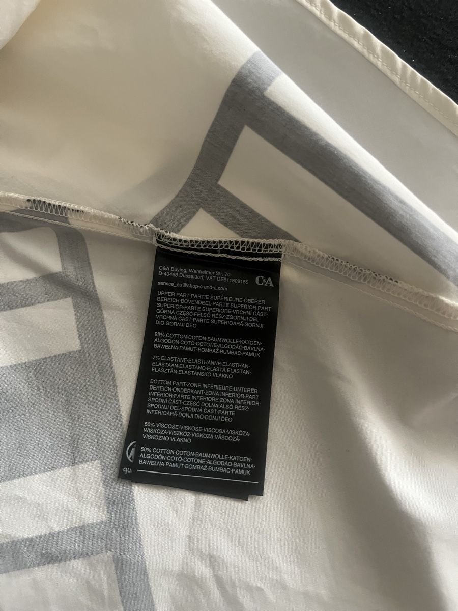 C&A Kleider: C&A Sommerkleid schwarz-weiss gemustert – Neu (gemäss Beschreibung) aus Olten von sae_82z2 3