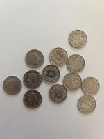 Lot de 12 pièces de 5 centimes (1901-1971)