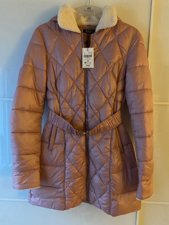 winterjacke damen rosa sale