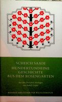 Scheich Saadi 101 Geschichte aus dem Rosengarten Manesse