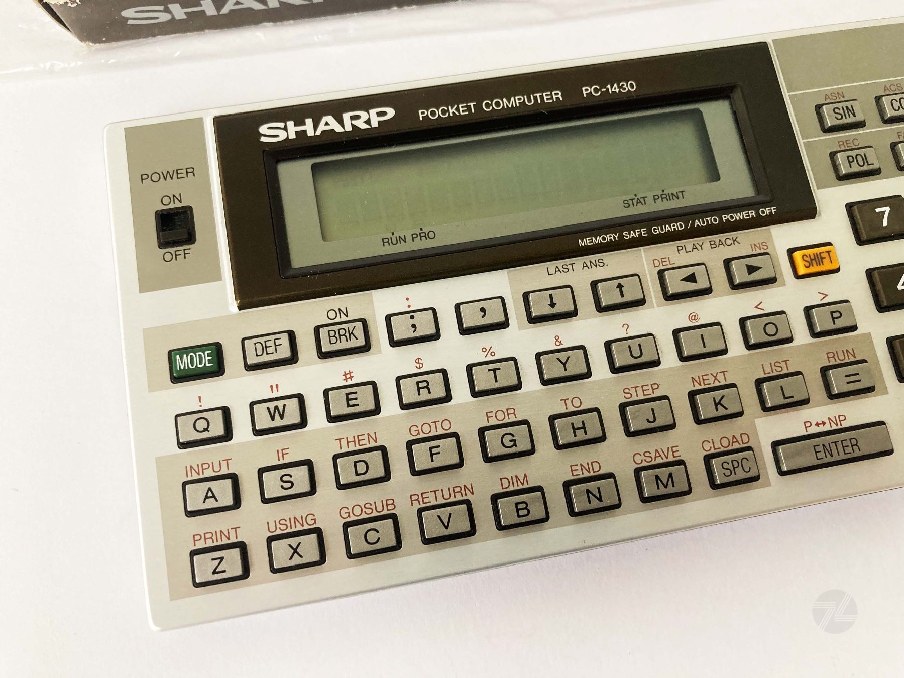 Sharp Taschenrechner: SHARP PC 1430 Pocket-Computer Basic Vintage Calculator OVP – Gebraucht aus Wetzikon ZH von cyan74 1