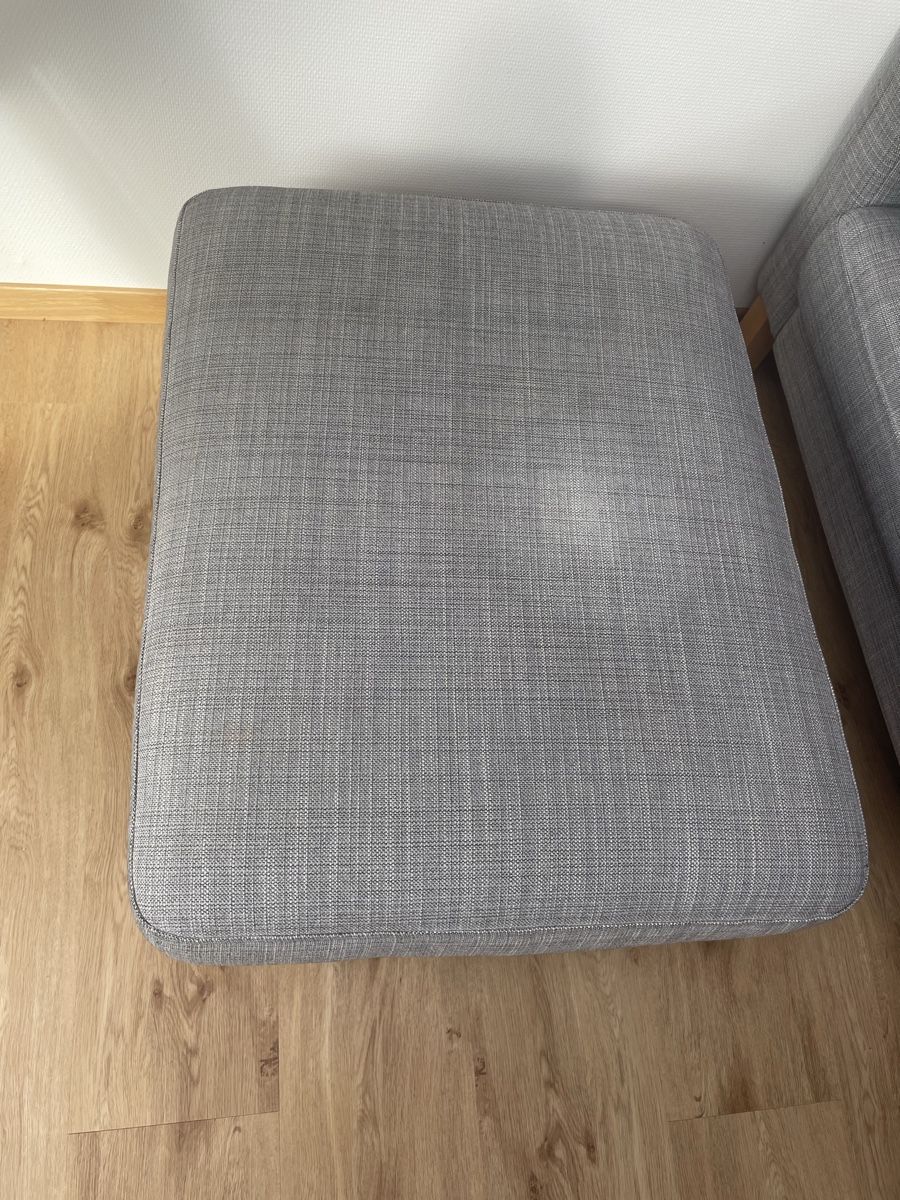 Sofas: Sofa L-Form mit Hocker, grau  – Gebraucht aus Biel/Bienne von mic_jy56 2
