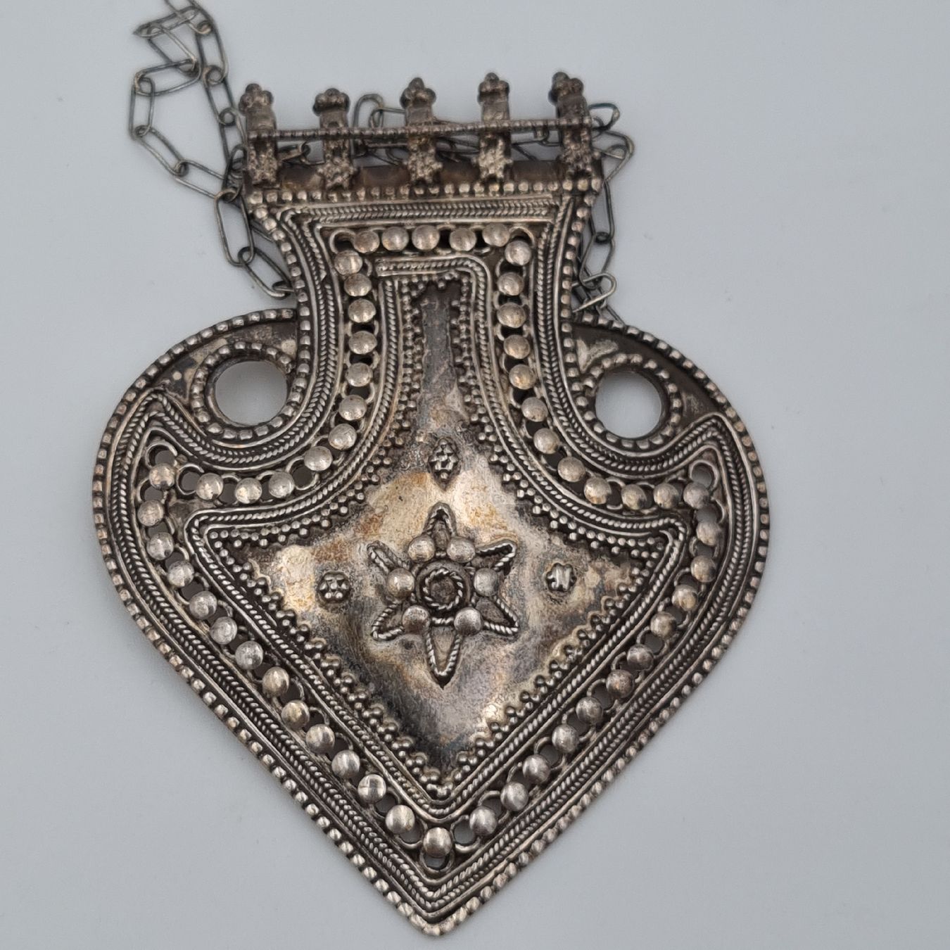 Ciondoli: Ethno Anhänger mit Kette 925 Silber – Usato da Kölliken venduto da ter_lkc7