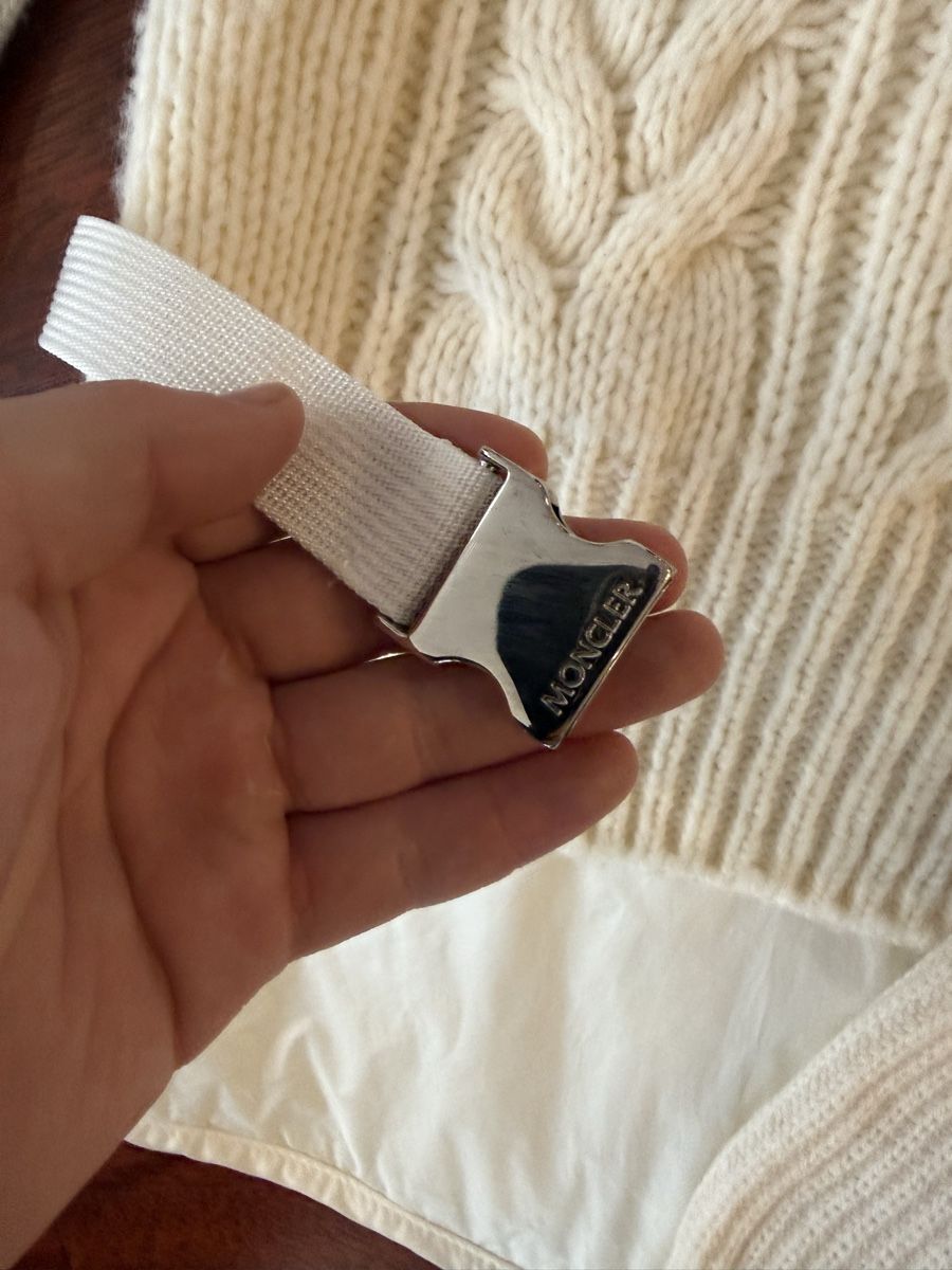 Moncler Maglioni & Felpe: Pull Moncler maille et nylon blanc taille XS – Nuovo (secondo la descrizione) da Genève venduto da iry_67wr 3