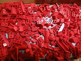 Lego Technic 300 Rote Kleinteile -P42