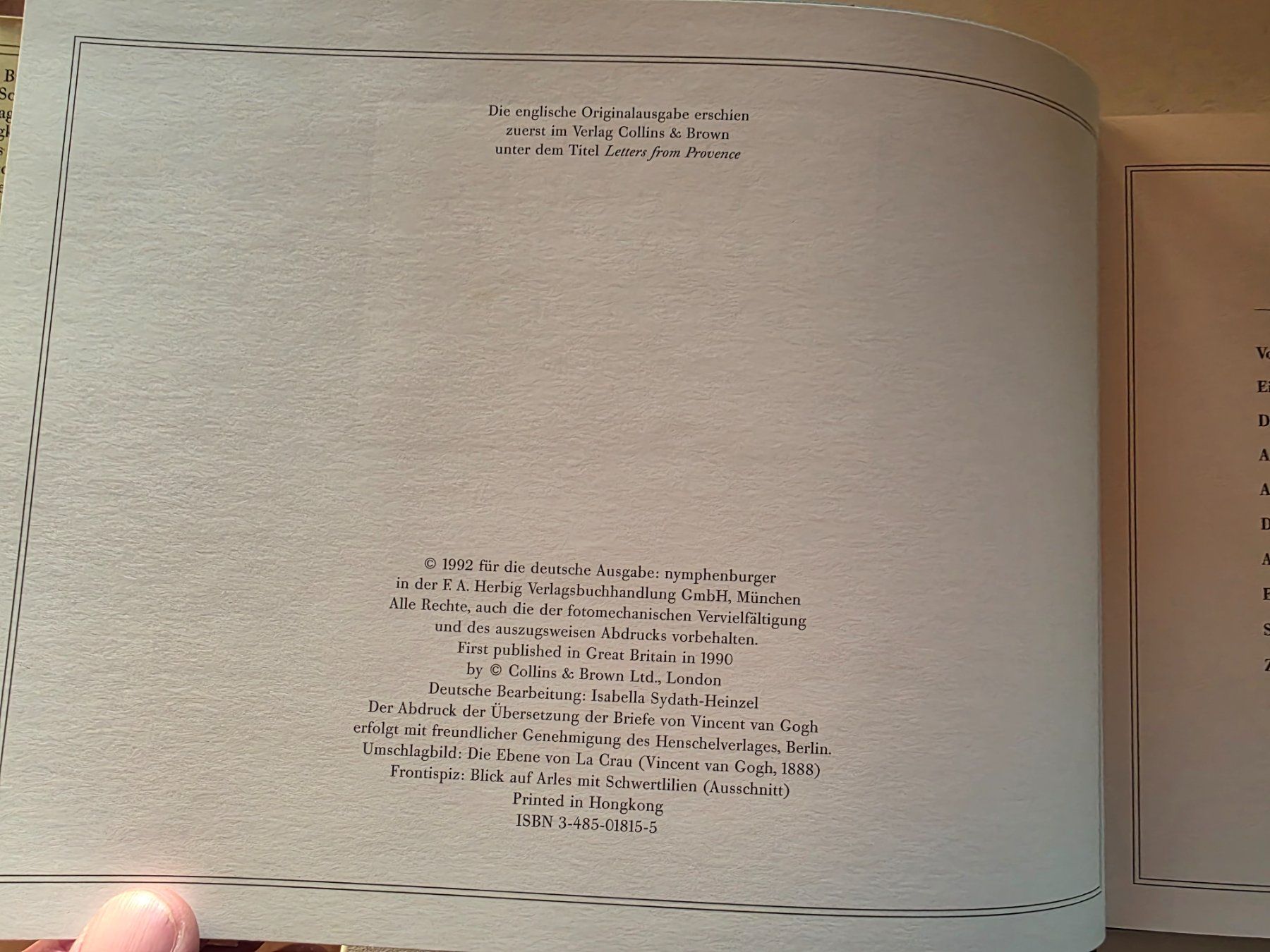 Libri: Vincent van Goghs Provence - Texte und Bilder - 1992 – Usato da Walterswil BE venduto da Lonitti 5