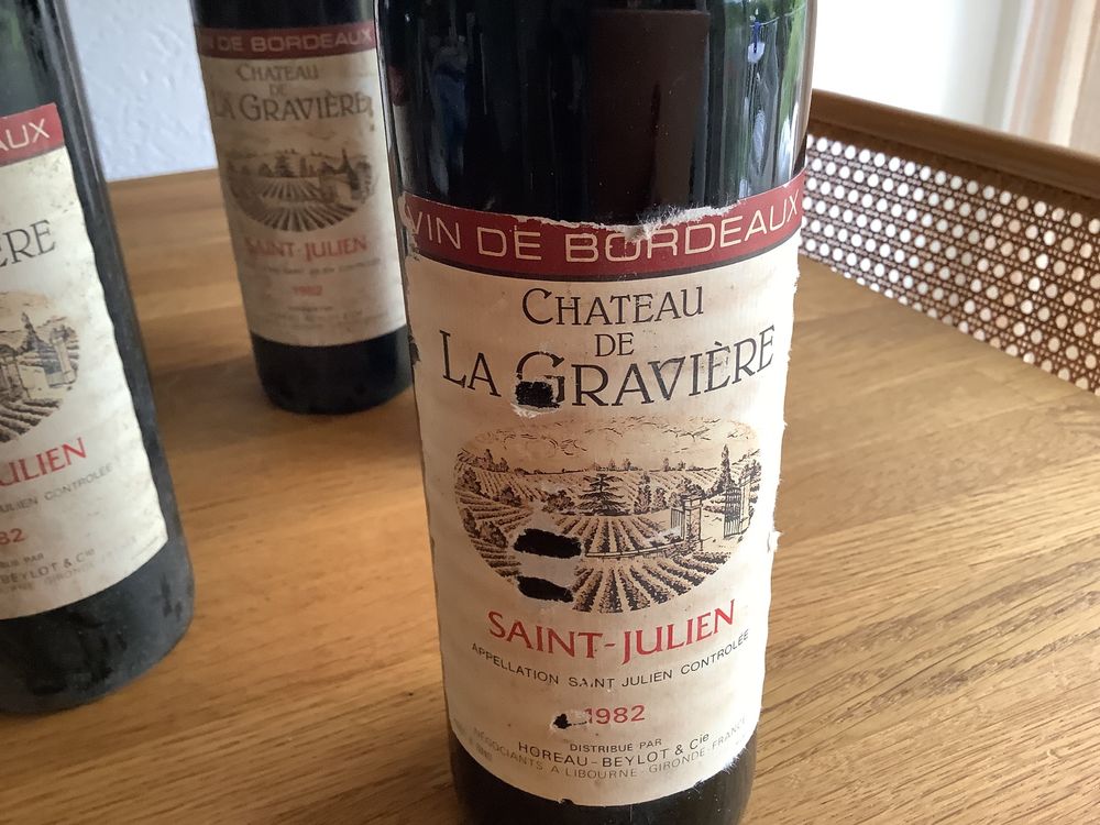 5 Flaschen Chateau de La Gravière 1982 Kaufen auf Ricardo