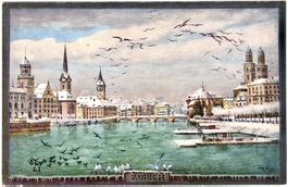 ZÜRICH (im Schnee) ca. 1915 (ZH)
