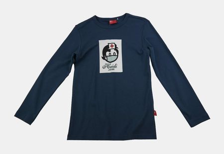 Heidi.com Herren Pullover Heidi LS T-Shirts/petrol blau/Gr.S