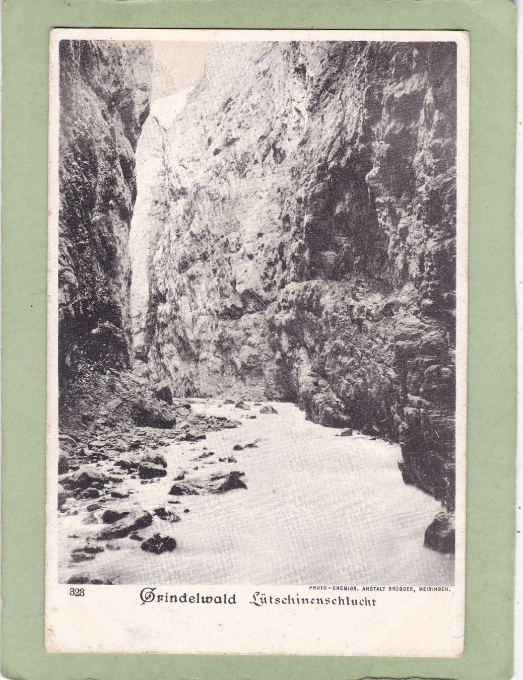 Cartoline postali: Grindelwald Lütschinenschlucht – Usato da Herisau venduto da Lisegrat2008
