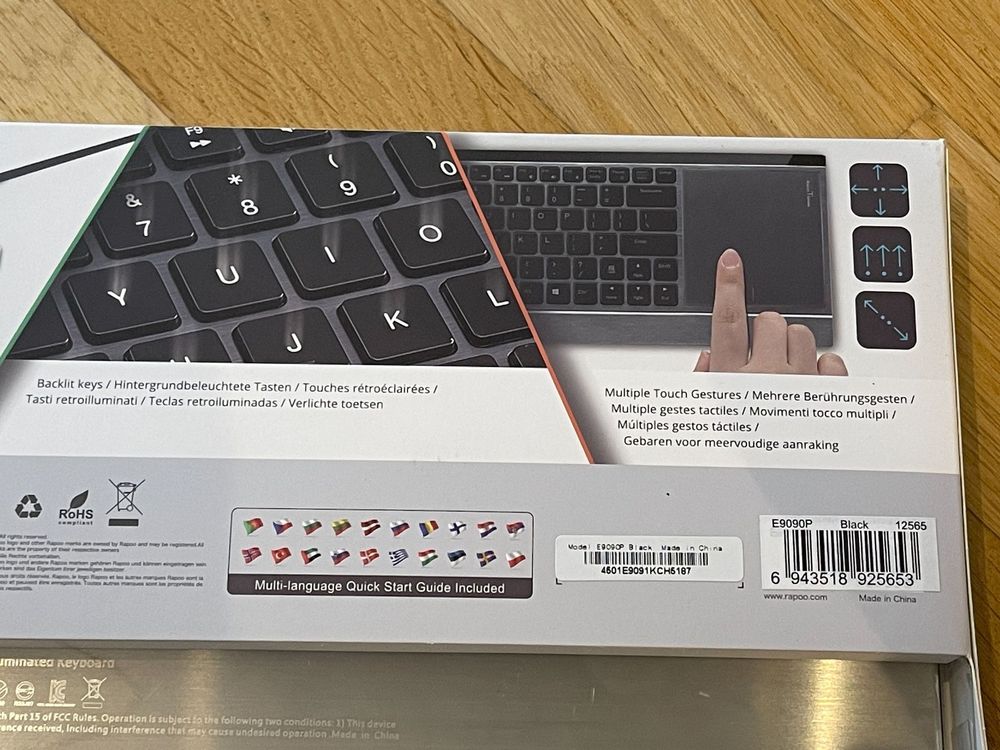 Rapoo E P Wireless Keyboard Ch Layout Kaufen Auf Ricardo