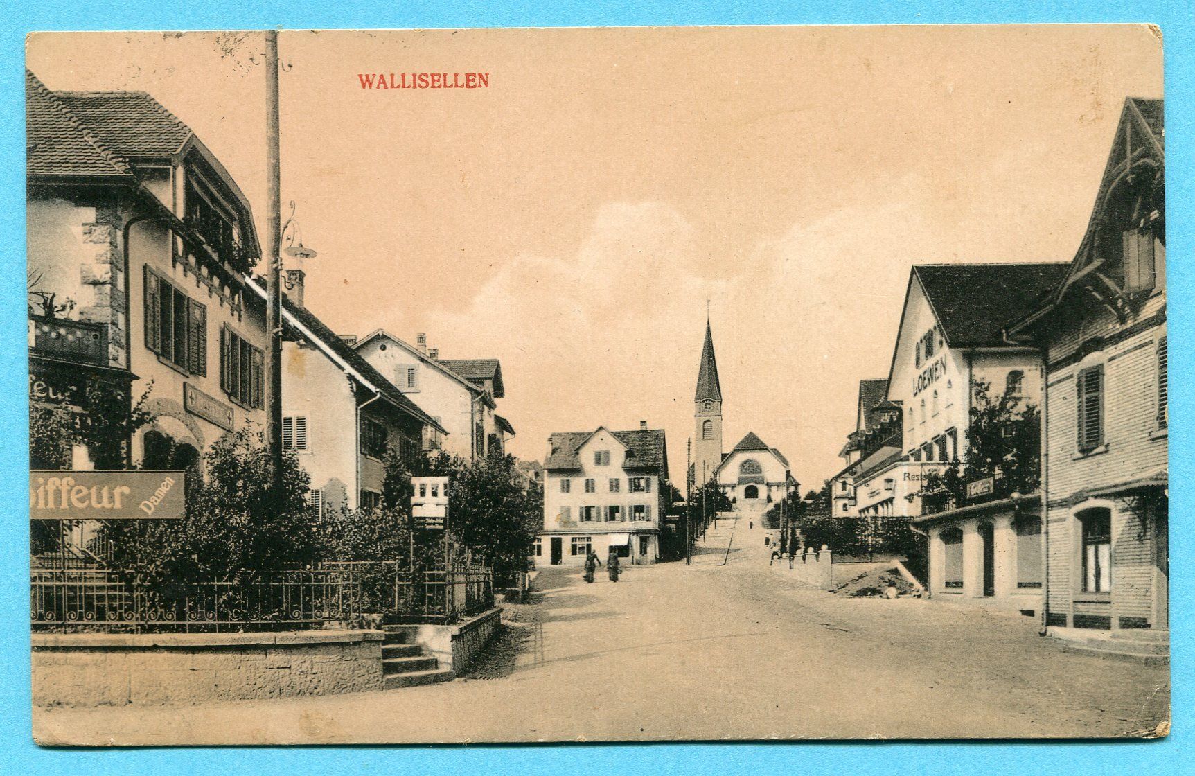 Cartoline postali: Wallisellen 1922 – Usato da Opfikon venduto da Prophila
