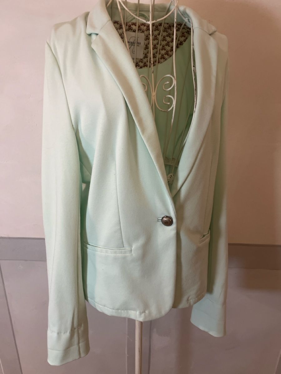 Giacche: Eleganter, leichter Blazer in Mint - Grösse 42 – Usato da Dietfurt venduto da Subforce1853 5