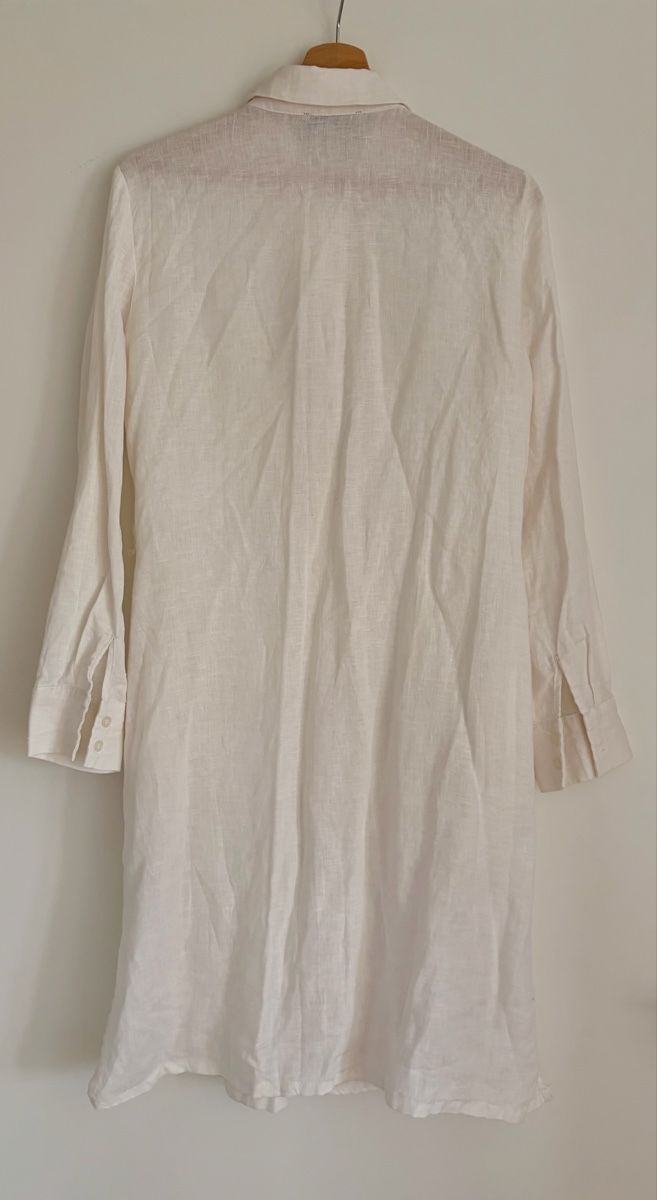 Robes: Hemdkleid Weiss Grösse 38 Leinen. Neu – Neuf (Voir description) à Heiligenschwendi par maerchen2008 1