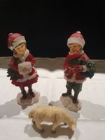 Weihnachtsdeko Figuren Set, Winterkinder, Schaf, Top! (56)