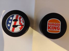 1 Puck HC Rapperswil Jona Lakers Hockey mit box 