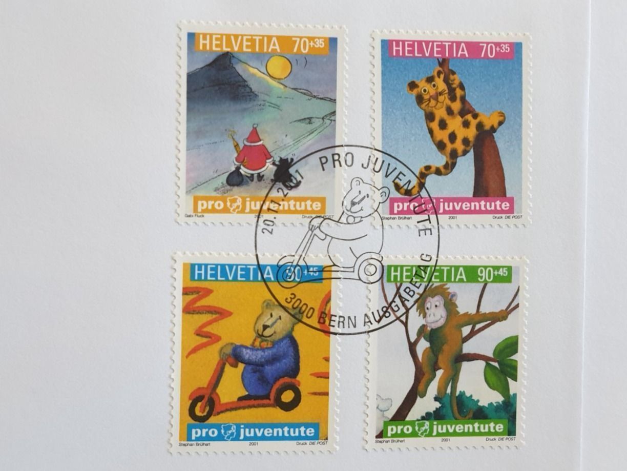 Alle Briefmarken: 77) Pro Juventute «Kinderbücher» – Gebraucht aus Schwarzhäusern von Inot3 1
