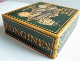 Longines Taschenuhr Box Uhrenbox Etui Montre Poche Gousset