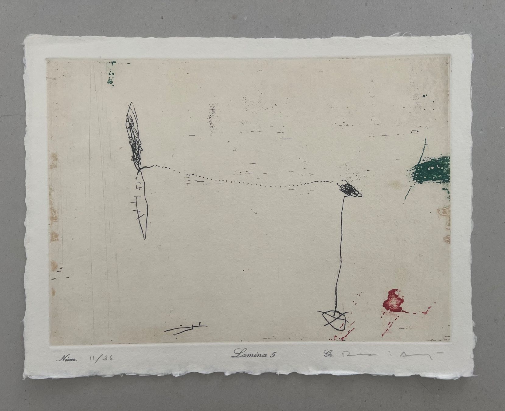 Grafica & Litografie: Josep Riera i Arago, handsigniert, nummeriert – Usato da Rain venduto da Pic-Ass 1