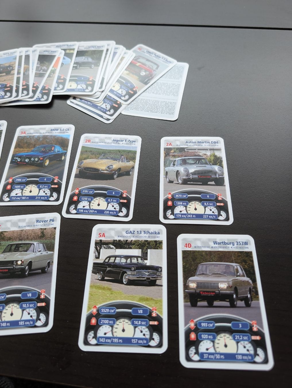 Giochi: Quartettspiel Oldtimer Mega Trumpf Piatnik Veteran  – Nuovo e nell'imballaggio originale da Davos-Platz venduto da v2cat 3