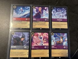 Disney Lorcana: Die Eiskoenigin Karten Set, Top Zustand!