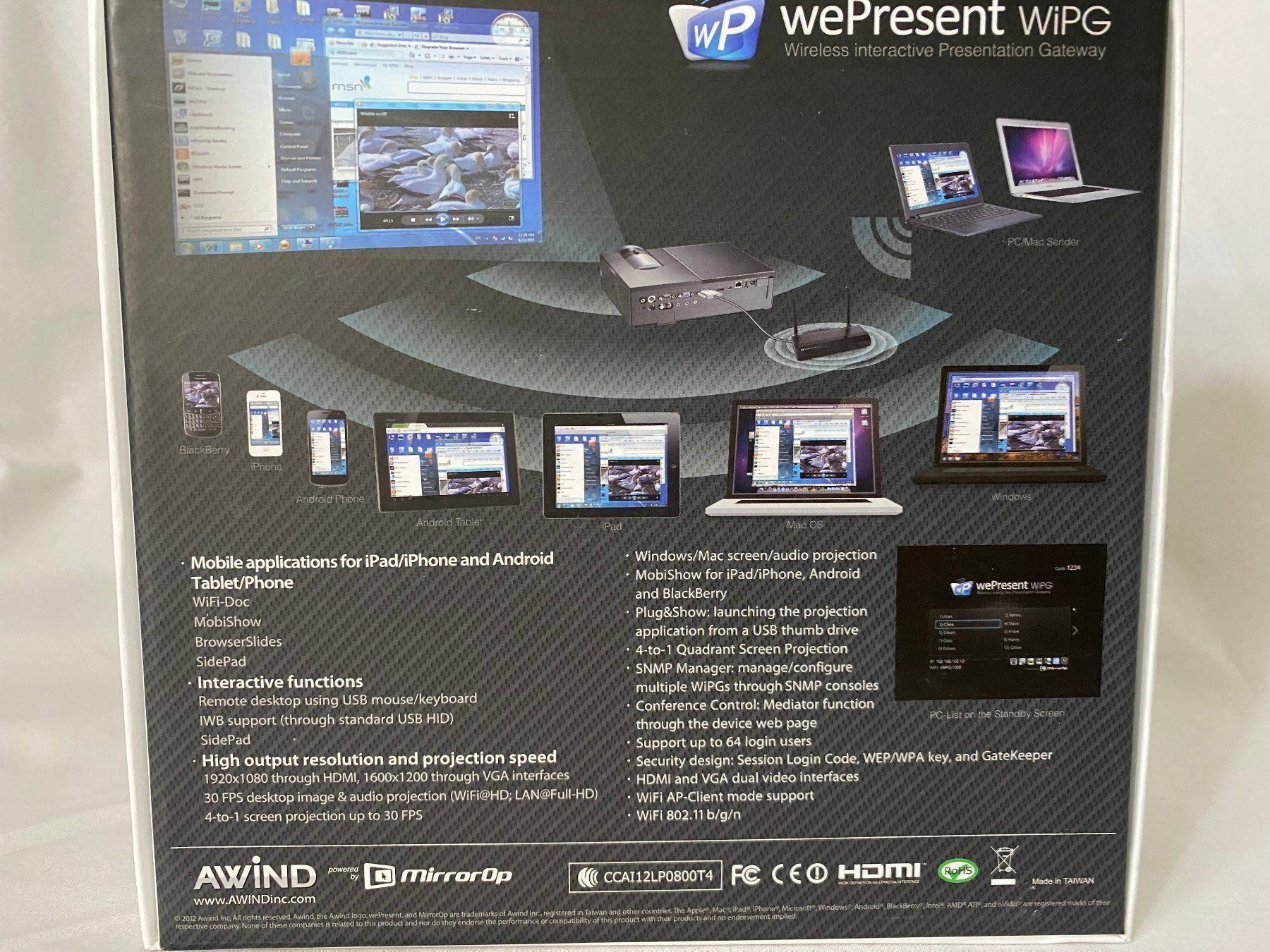 PC: wePresent WiPG-1000 – Usato da Langwiesen venduto da Restposten-24 1