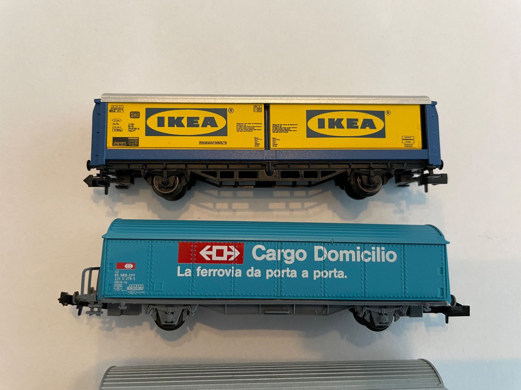 Modellini di ferrovie: Spur N  4x Werbewagen – Usato da Rorschach venduto da Karotten 1