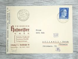 TR82  Enveloppe + Timbre Allemagne 1944