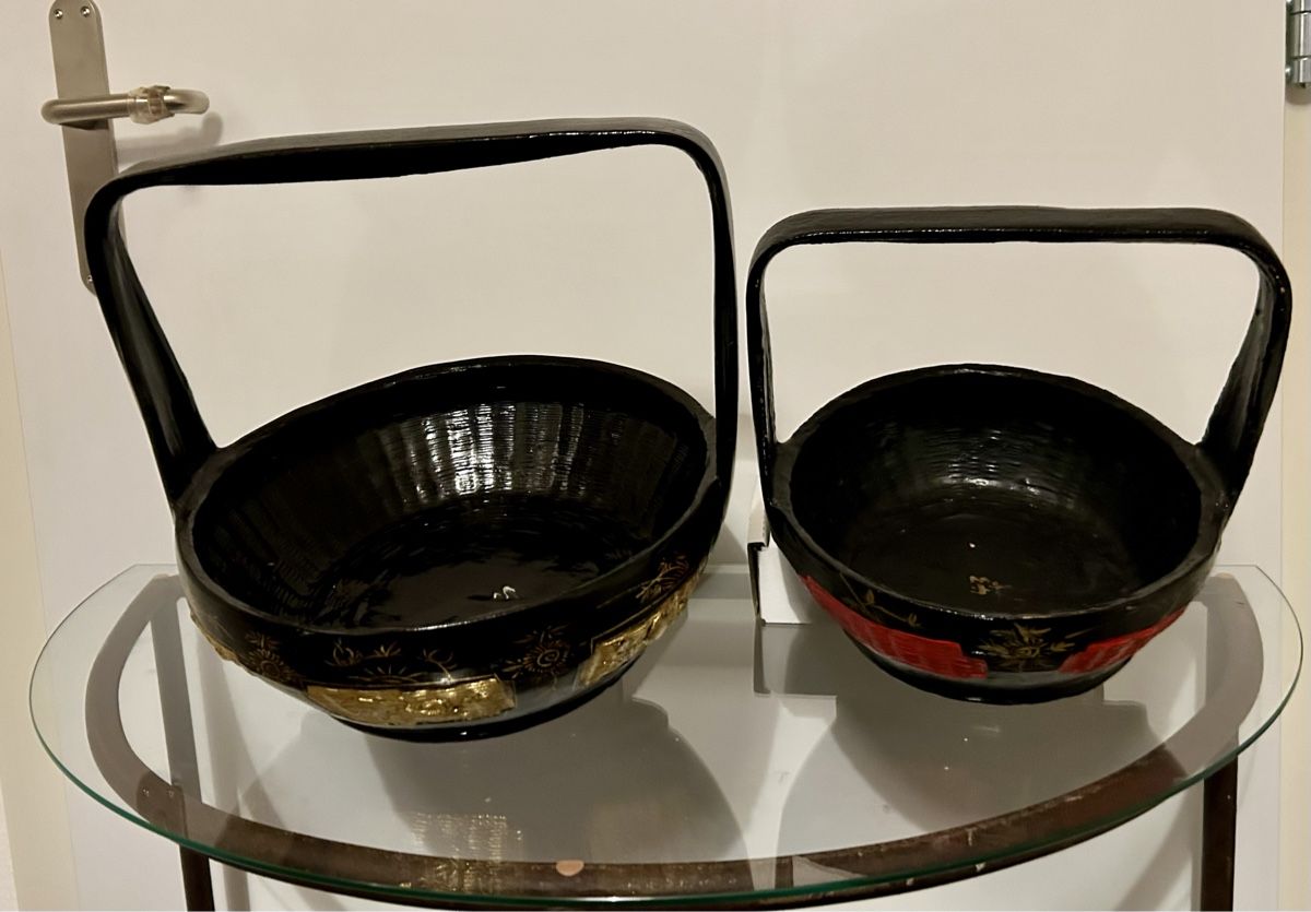 Altro in Antiquarato & Arte: Charmant duo de paniers de mariage chinois – Usato da Petit-Lancy venduto da Pierre_le_voyageur 1