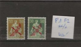 timbre poste aérienne F1 et F2 **/*