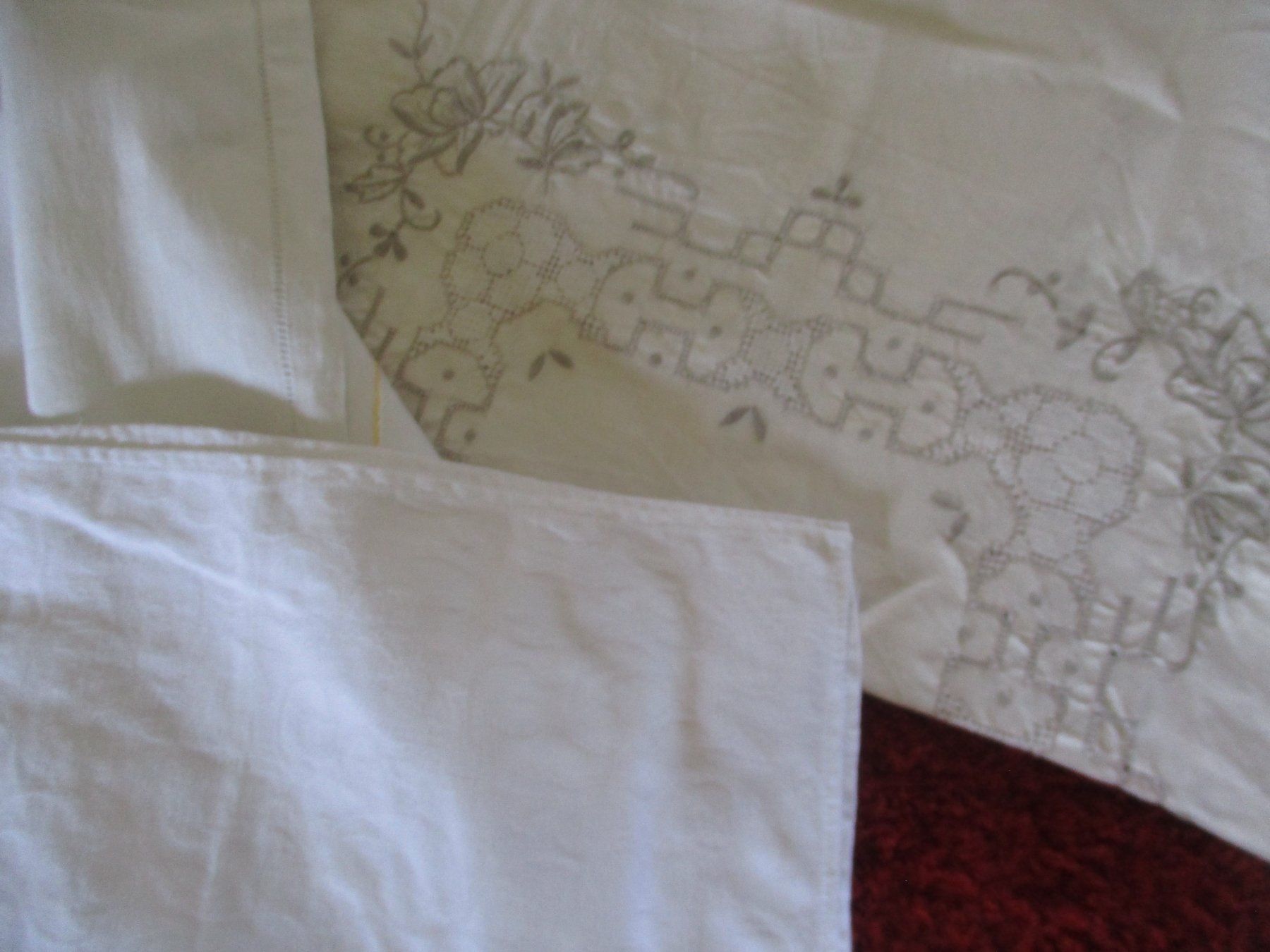 Biancheria da letto: Tischdecke Serviette Baumwolle / Halbleinen Set 2 – Usato da Birsfelden venduto da alles-muss-raus 2