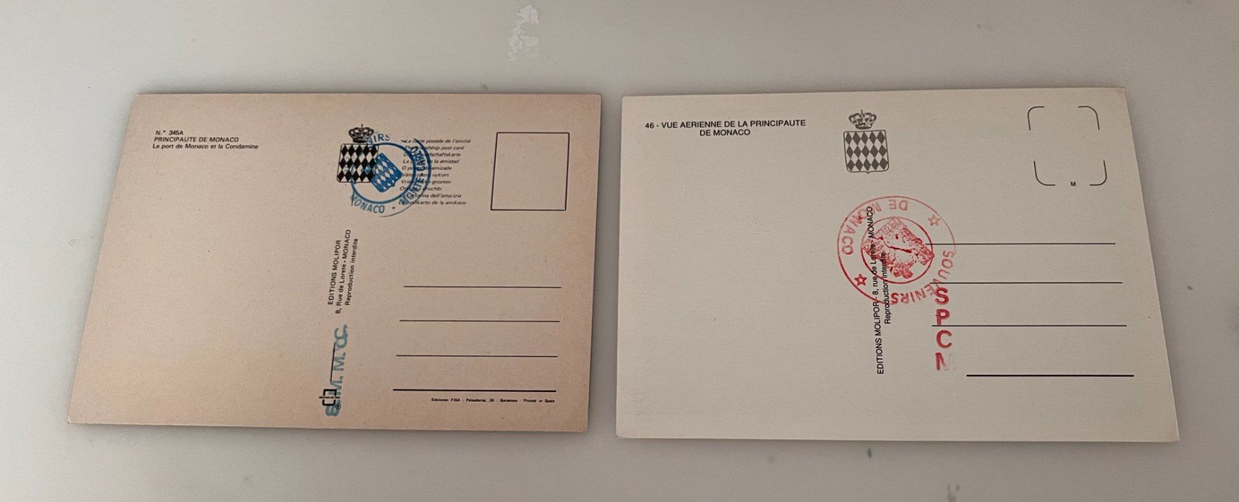 Ansichtskarten: Monaco postkarte lot – Gebraucht aus Riva san vitale von abd_p86k 1