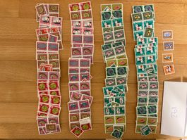 61.20Fr Viererblock Sammlung Pro Patria ungestempelt Lot